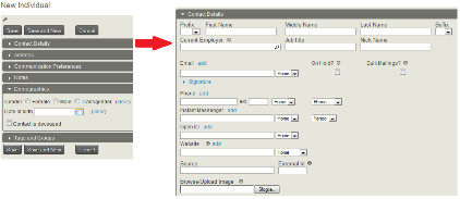 Inserimento nuovo contatto in CiviCRM Inserimento nuovo contatto in CiviCRM