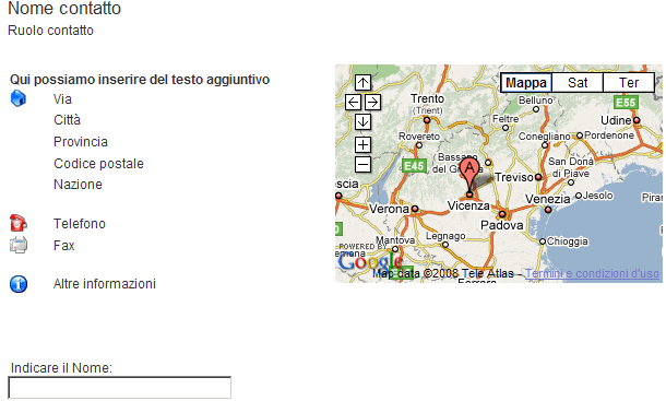 Google Maps nei contatti di Joomla