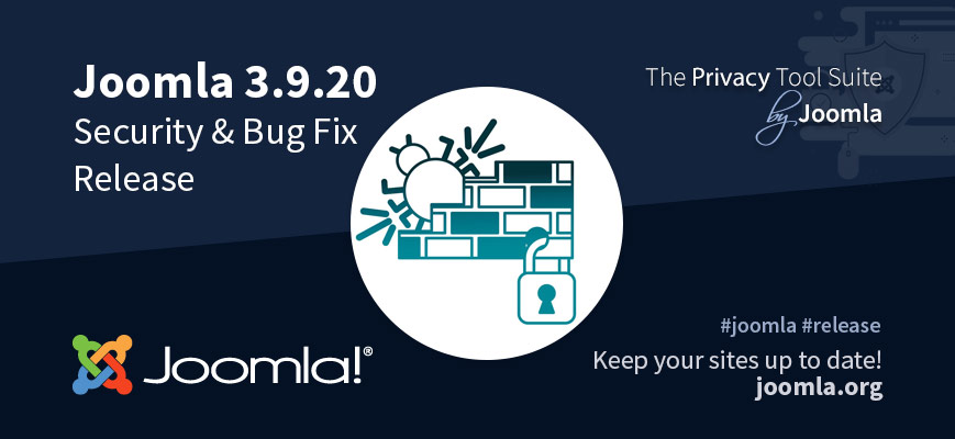 Disponibile aggiornamento sicurezza Joomla 3.9.20